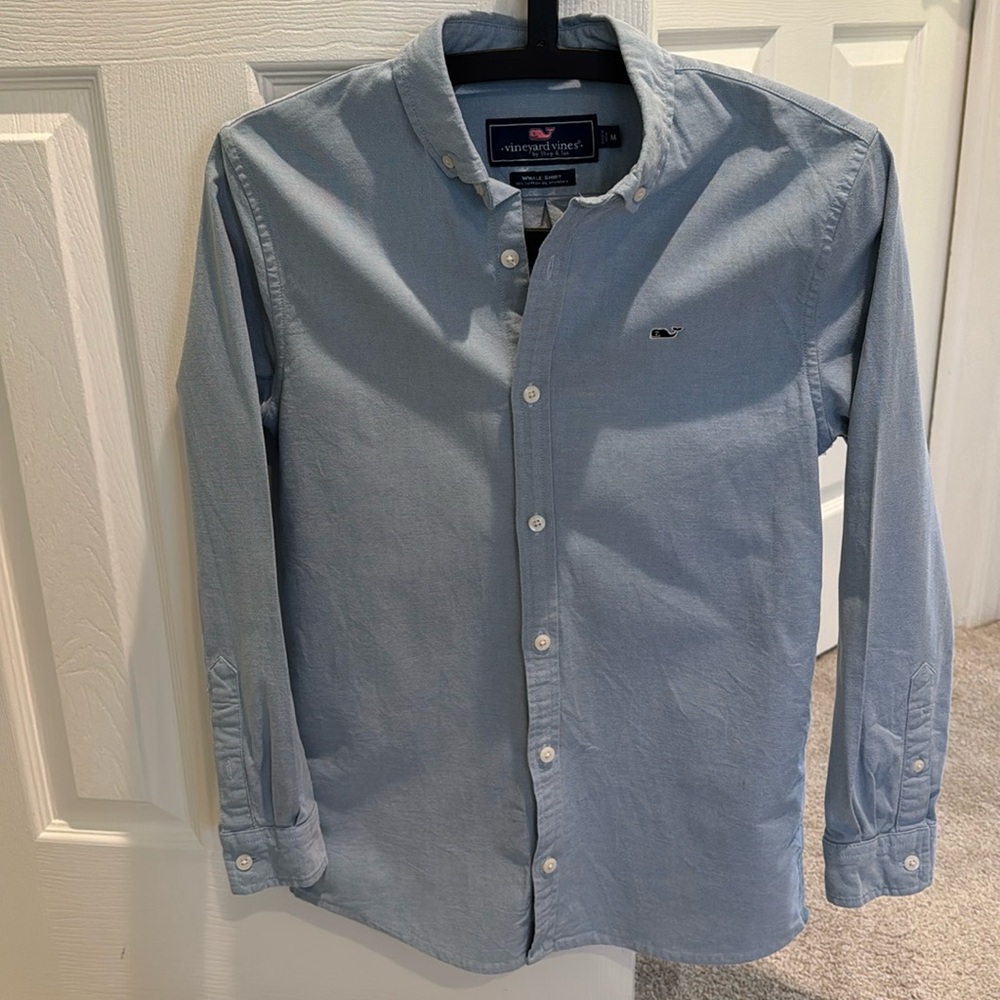 Boys Vineyard Vines button down solid oxford shirt